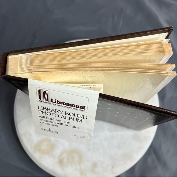CR Gibson Photo Album Boxed Bound Vtg Library Bound USA Made New Old Stock NOS - Picture 12 of 16